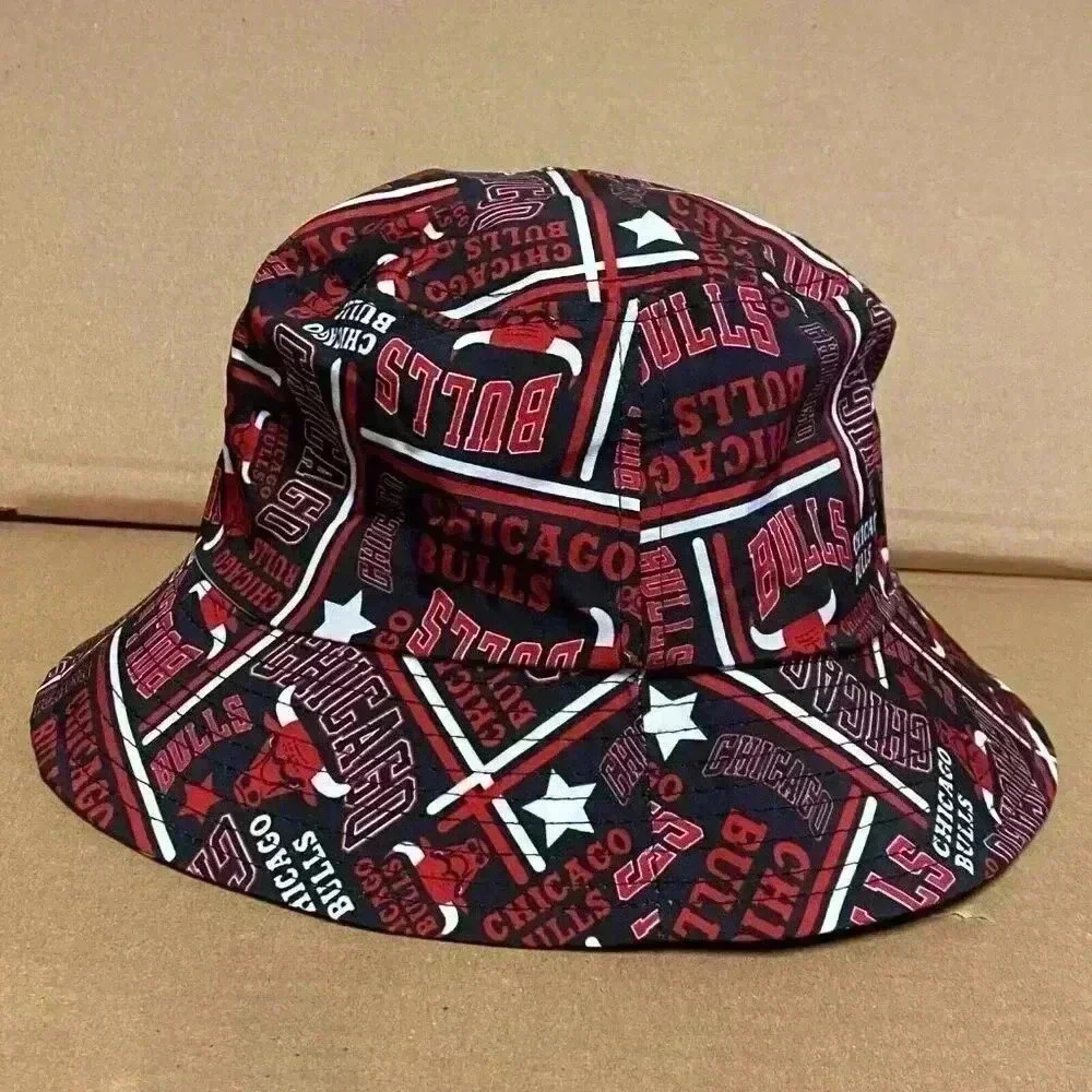 NBA‎ Chicago Bulls Bucket Hat Unisex Men Women One Size Red & Black VGMC069F NWT
